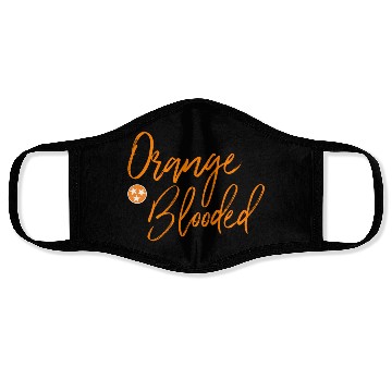 Discover Tennessee Fan Orange Blooded Vol Sports Fan State Face Masks