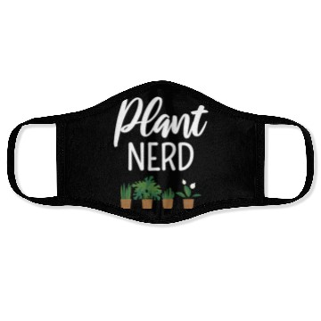 Discover Plant Nerd Face Masks