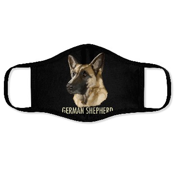 Discover German Shepherd Dog Face Masks