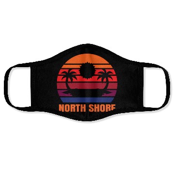 Discover North Shore Vacation Face Masks