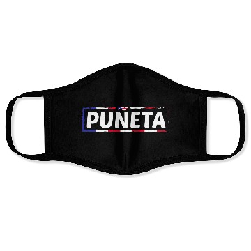 Discover Patriotic Puerto Rico Puneta Flag Face Masks