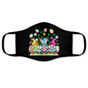 Discover Happy Easter Gnomes Egg Hunting For Face Masks