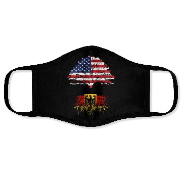 Discover German American Roots Germany Usa Flag Face Masks