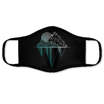 Discover Mountains Hiking Camping Rock Climbing Camper Face Masks