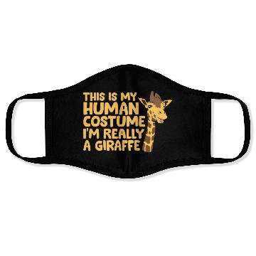 Discover Giraffe Giraffe I'M Really A Giraffe Face Masks