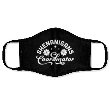 Discover Shenanigans Coordinator Teacher St Patrick'S Day Face Masks