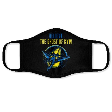 Discover The Ghost Of Kyiv Believe Ukraine I Stand With Ukr Face Masks