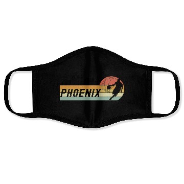 Discover Phoenix Az Cityscape Sun Basketball Fans Face Masks