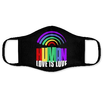 Discover Human Face Masks LGBTQ Pride Rainbow Flag Gay Lesbian