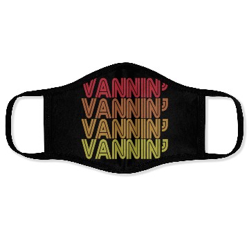 Discover Vannin' Vanner Vanning Nation Van Lifestyle Face Masks