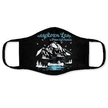 Discover Summer Vacation Pennsylvania Raystown Lake Face Masks