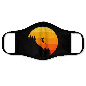 Discover Ski Skiing Skier Ski Face Masks