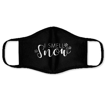Discover I Smell Snow Winter Face Masks