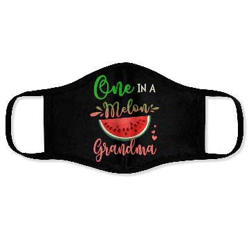Discover Family One In A Melon Grandma Party Family Face Masks