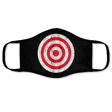 Discover Print On Back Bullseye Target Bulls Eye Fun Face Masks