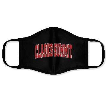 Discover ClarSummit Pa Pennsylvania Varsity Style Usa Sport Face Masks