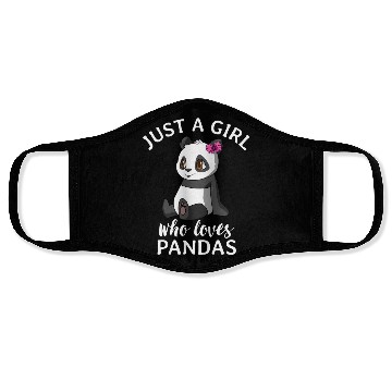Discover Just A Who Loves Pandas Panda Face Masks