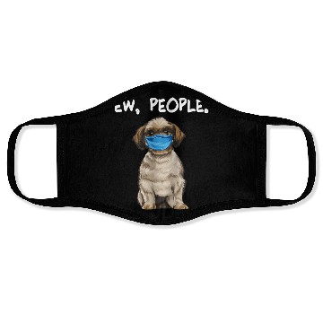 Discover Shih Tzu Ew People Dog Wearing Face Face Masks