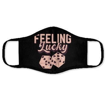 Discover Feeling Lucky Retro Valentine 1 Face Masks