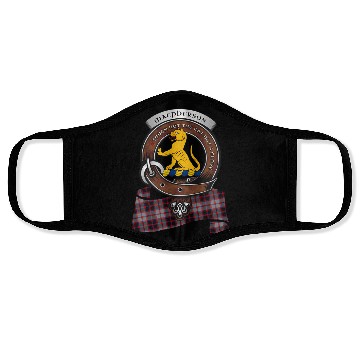 Discover Macpherson Scottish Clan Badge Tartan Face Masks