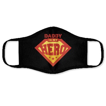 Discover Daddy is my superhero 1 Face Masks