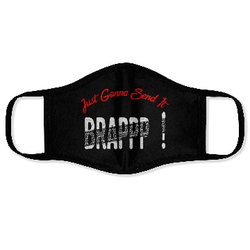 Discover Just Gonna Send It Motocross Dirt Bike Snowmobile Face Masks