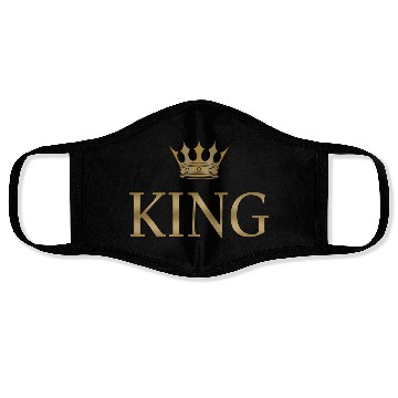 Discover King Gold Crown Face Masks
