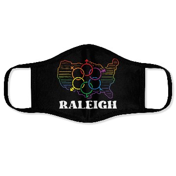 Discover Raleigh Pride Month Pride Flag LGBT Community LGBT Face Masks