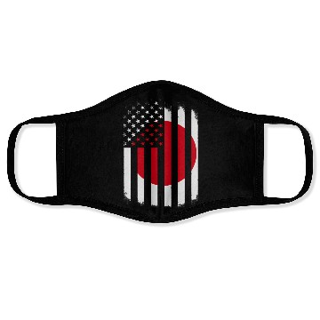 Discover Japan And America Flag Japanese American Flag Face Masks