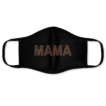 Discover Mama mother's day Leopard design Face Masks