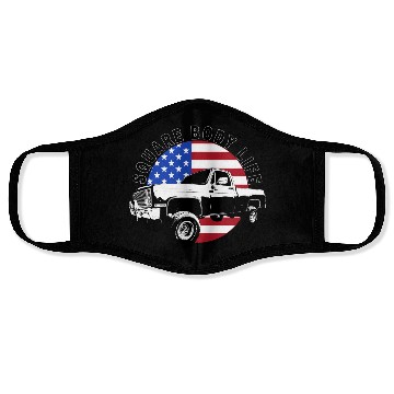 Discover Squarebody Truck 4X4 Square Body Face Masks
