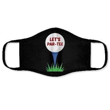 Discover Let's Par-Face Masks | Golf Pun