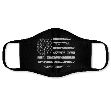 Discover Distressed Usa Flag Face Masks