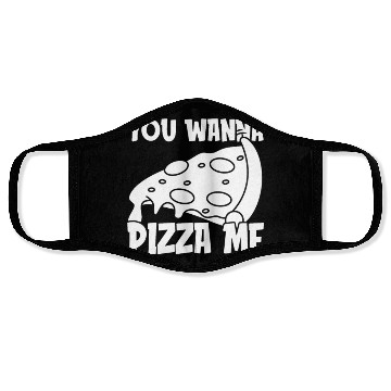 Discover Street Food Pizza Face Masks