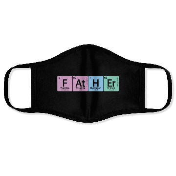 Discover At H Er Father Element Periodic Table Element Face Masks