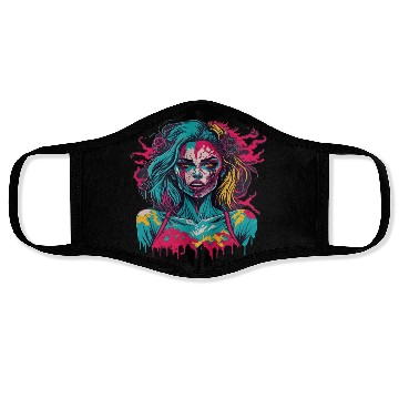 Discover Zombie Girl Face Masks