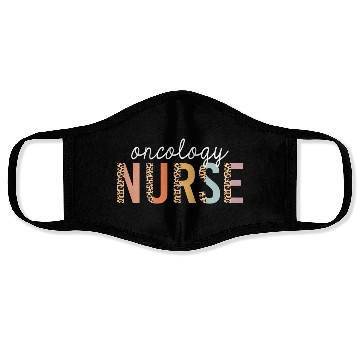 Discover Oncology Nurse Leopard Print Nursing School Face Masks