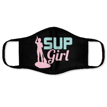 Discover SUP Girl Stand Up Paddle Board Face Masks