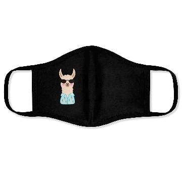 Discover mama llama Face Masks