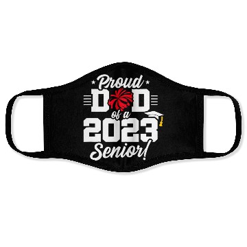 Discover Senior Year - Cheerleading Dad - Class of 2023 - S Face Masks