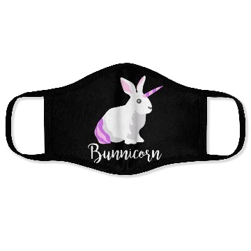 Discover Easter Bunny Bunnicorn Unicorn Easter Sunday Face Masks