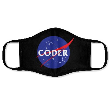 Discover Coder Computer Science Programmer Software Face Masks