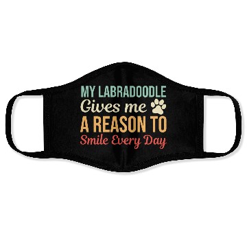 Discover My Labradoodle Gives A Reason To Smile Face Masks