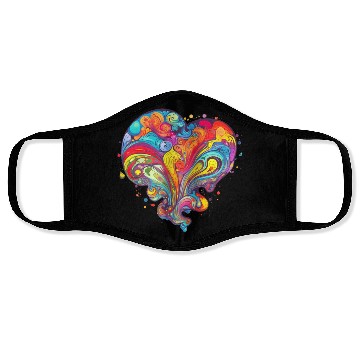 Discover Psychedelic Love Face Masks