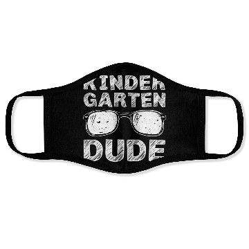 Discover Kindergarten Dude Back to School First Day Pre-k Face Masks