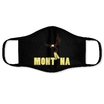 Discover Bald Eagle Bird In Montana Face Masks