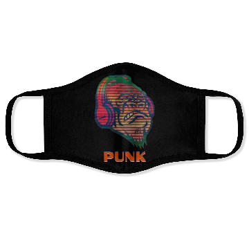 Discover Gorilla Punk | Music Lover Face Masks