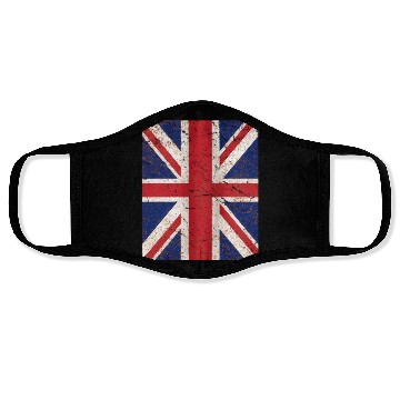 Discover Union Jack Flag Face Masks