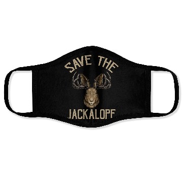 Discover Save The Jackalope For Jackalope Fans Face Masks