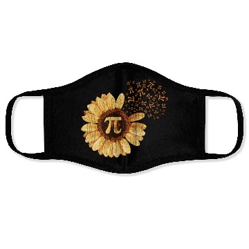 Discover Pi Pi Day Sunflower Attire Math Face Masks